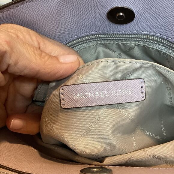 Michael Kors Bag Purse Handbag Leather Camille Crossbody Satchel Pocketbook - Picture 13 of 14